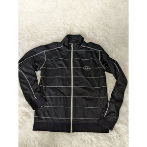 Vintage Stussy Lightweight Full Zip Pen Stripe Jacket Men's Size Large